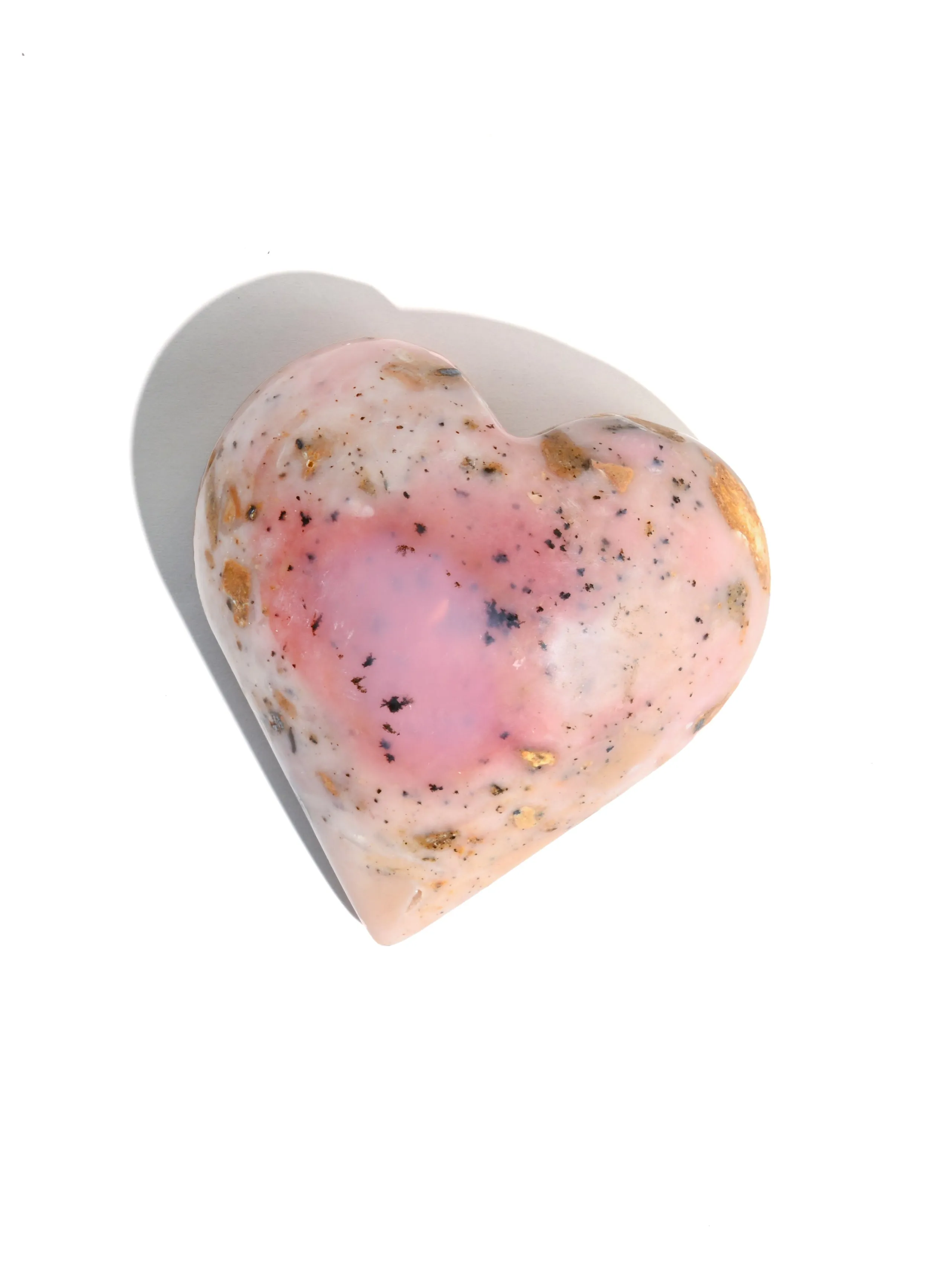 Pink Opal Heart