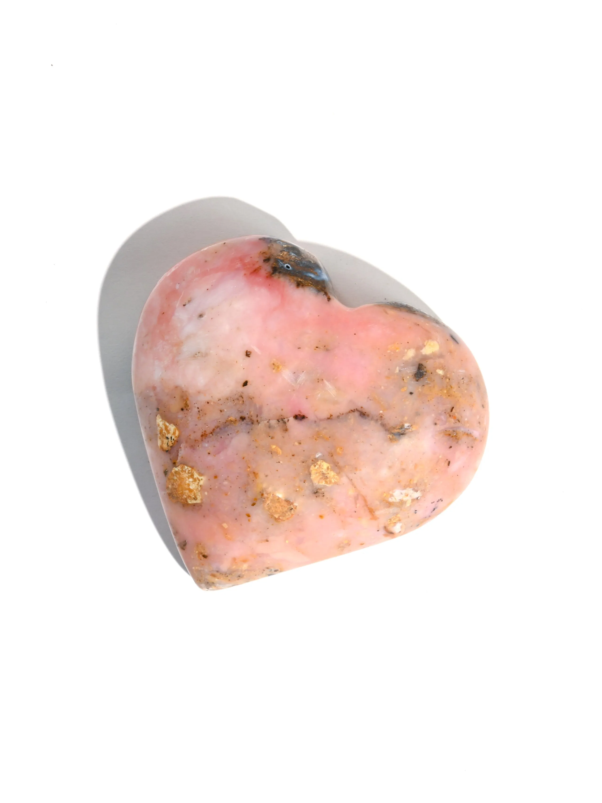 Pink Opal Heart