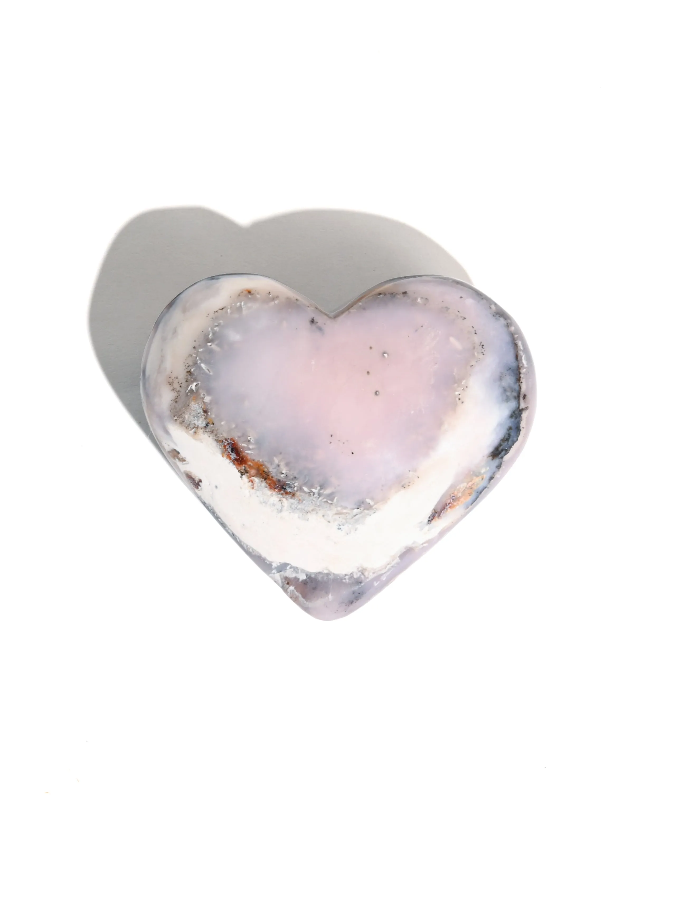 Pink Opal Heart