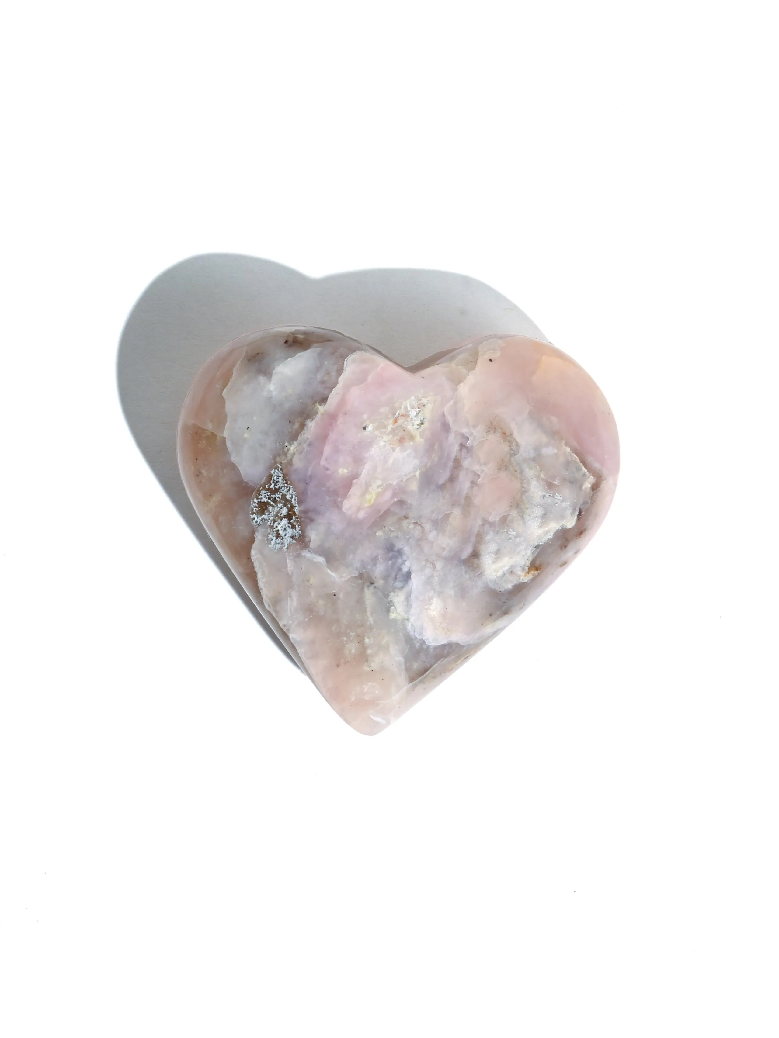 Pink Opal Heart