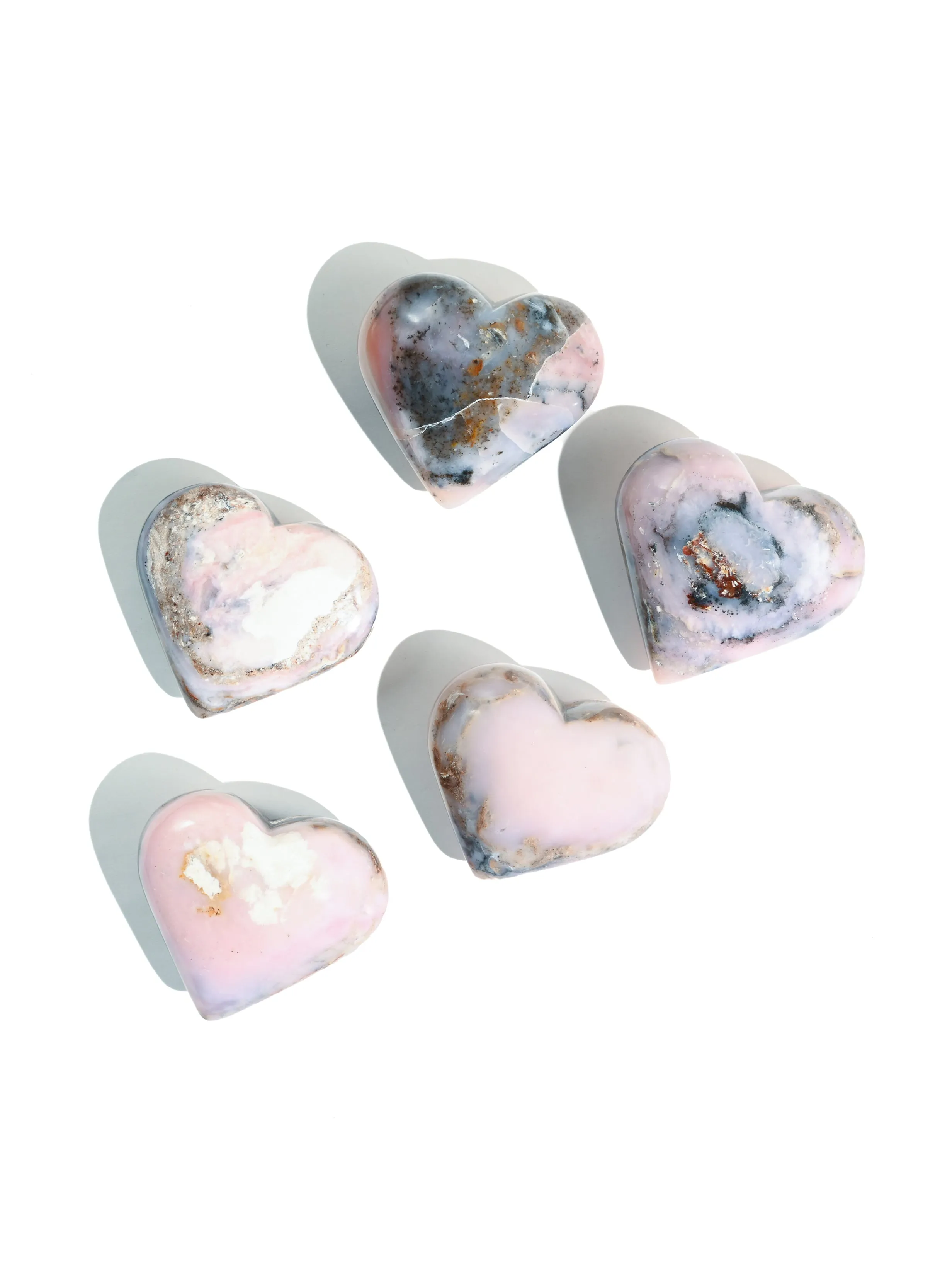 Pink Opal Heart