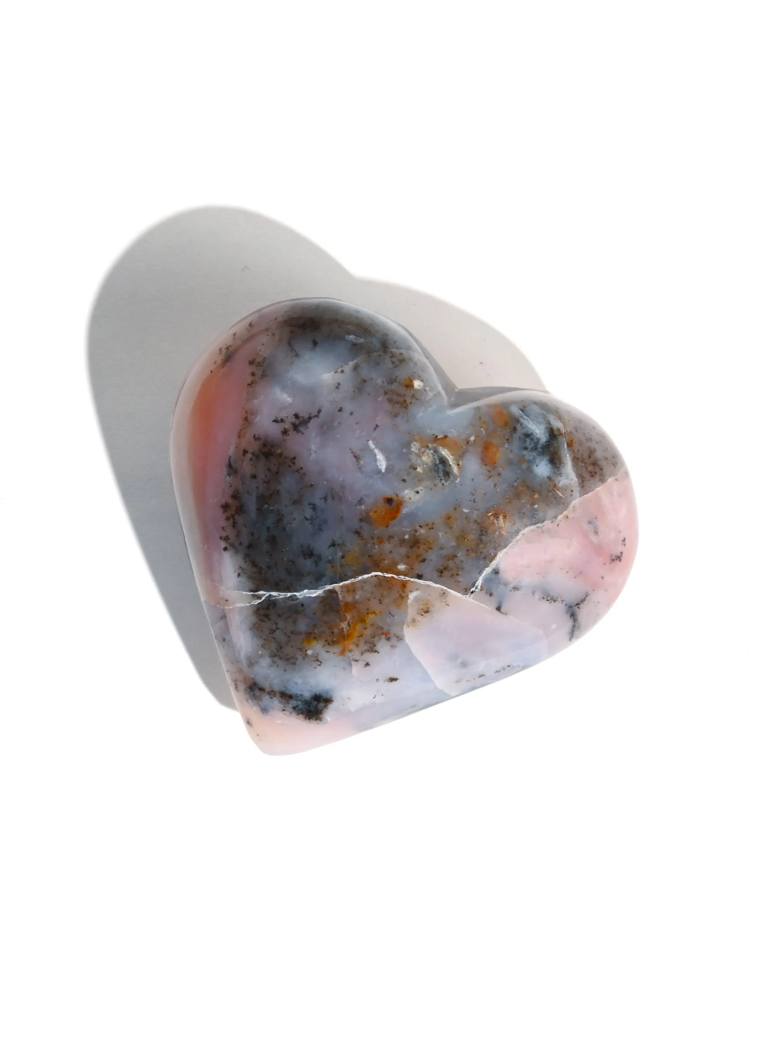 Pink Opal Heart