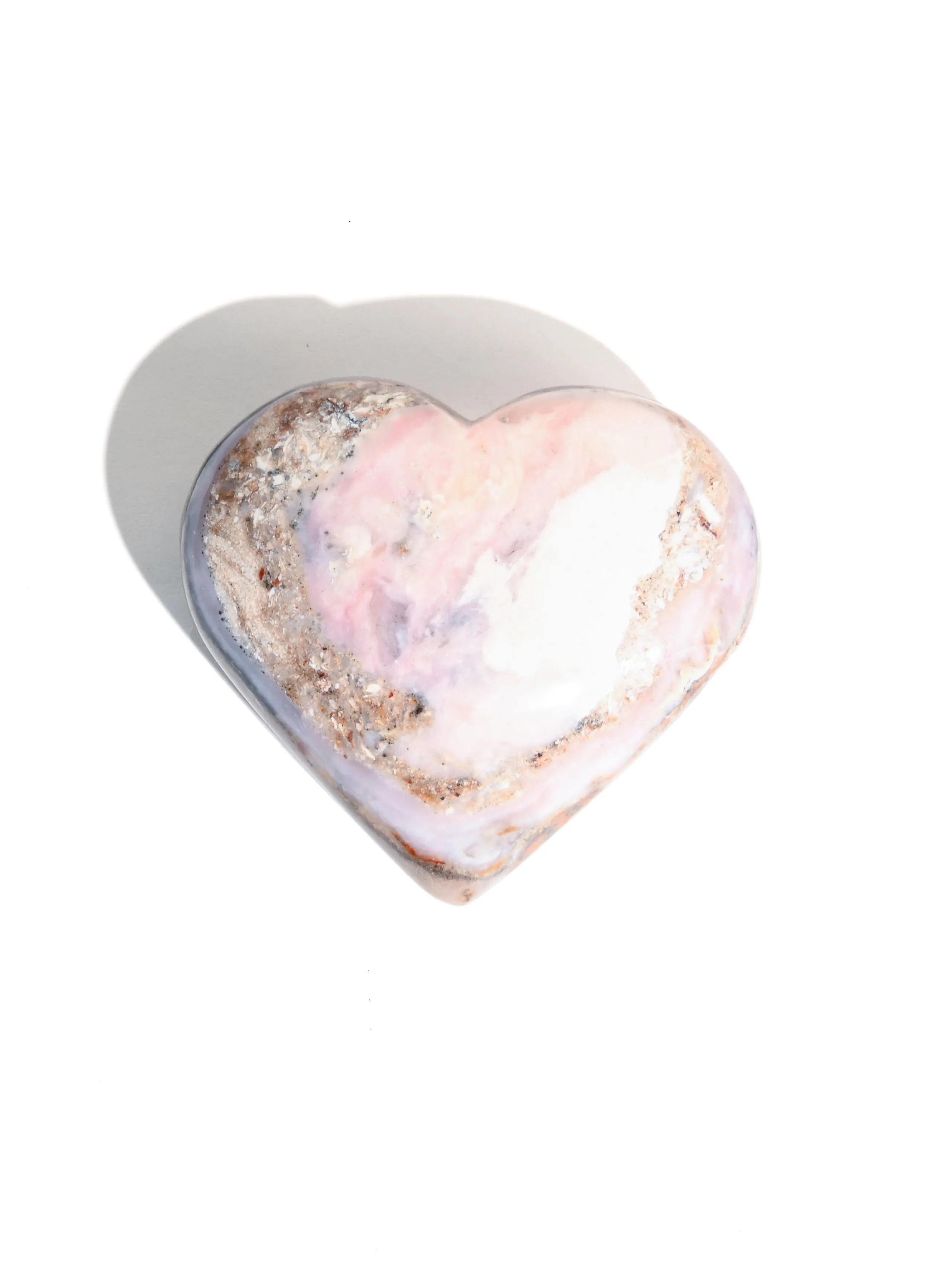 Pink Opal Heart