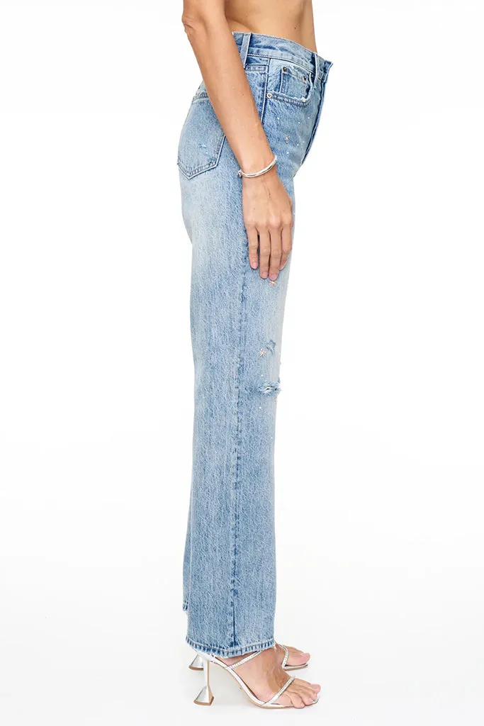 Pistola - Cassie Super High Rise Straight Jeans - Distressed City Lights *FINAL SALE