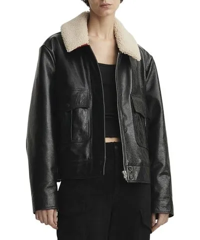 rag & bone Colton Leather & Shearling Jacket