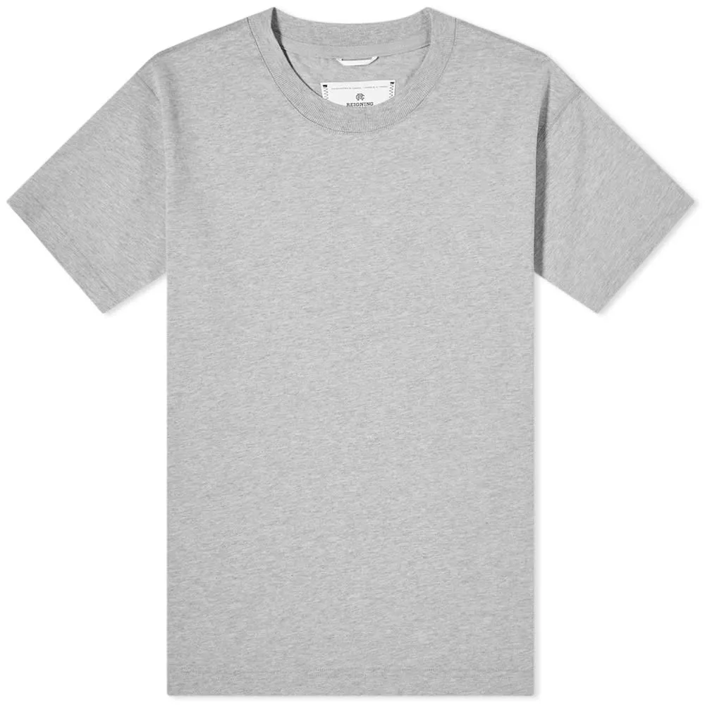 Reigning Champ Mid Weight Jersey T-ShirtHeather Grey