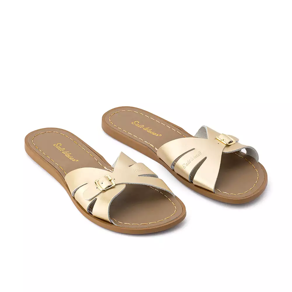 Salt Water Sandals Classic Slide Gold