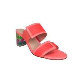 Sistel Neon Pink Bubble Heel Slide