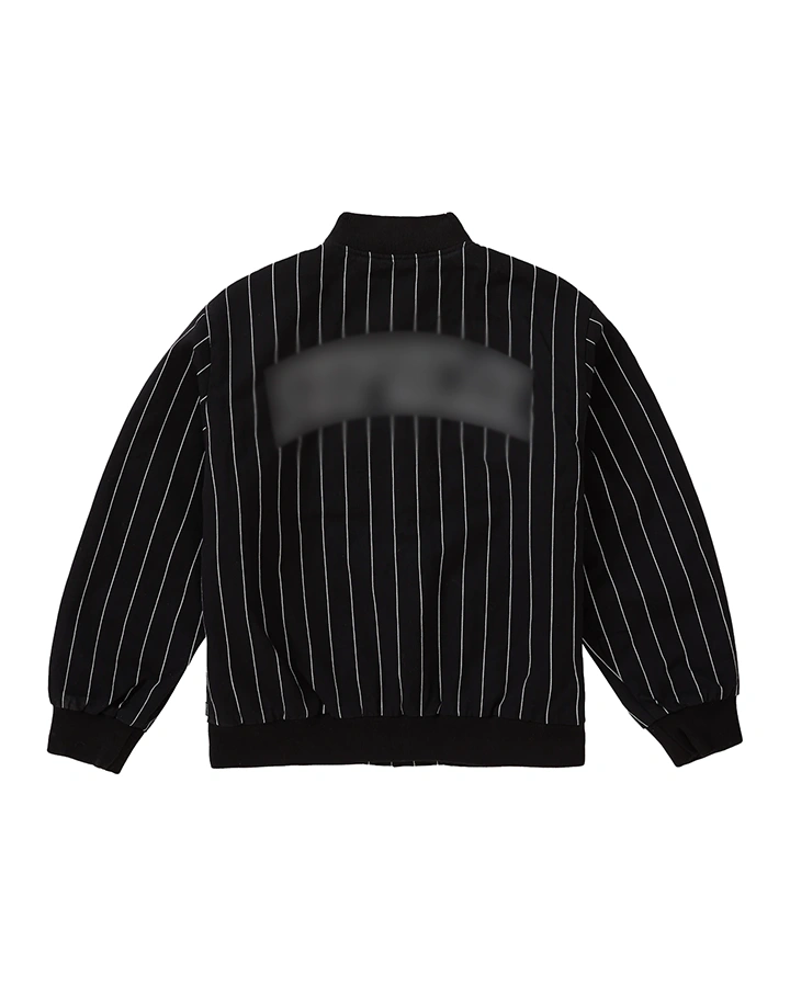 Supremely Pinstripe Varsity Jacket - William Jacket