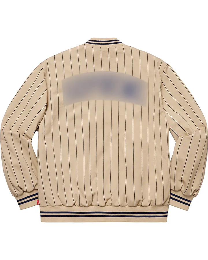 Supremely Pinstripe Varsity Jacket - William Jacket