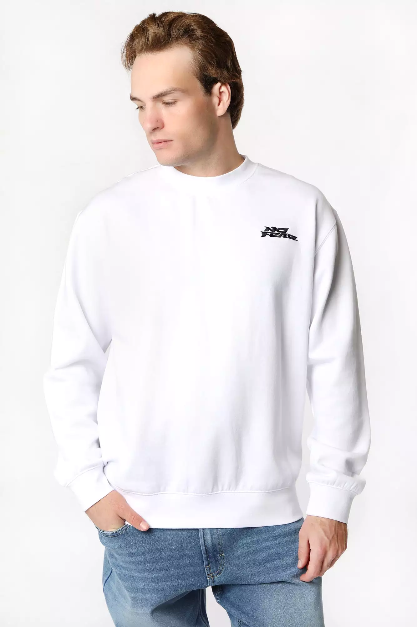 Sweatshirt Logo Brodé No Fear Homme