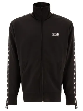 Sweatshirt With Side Bands Sweatshirts Black