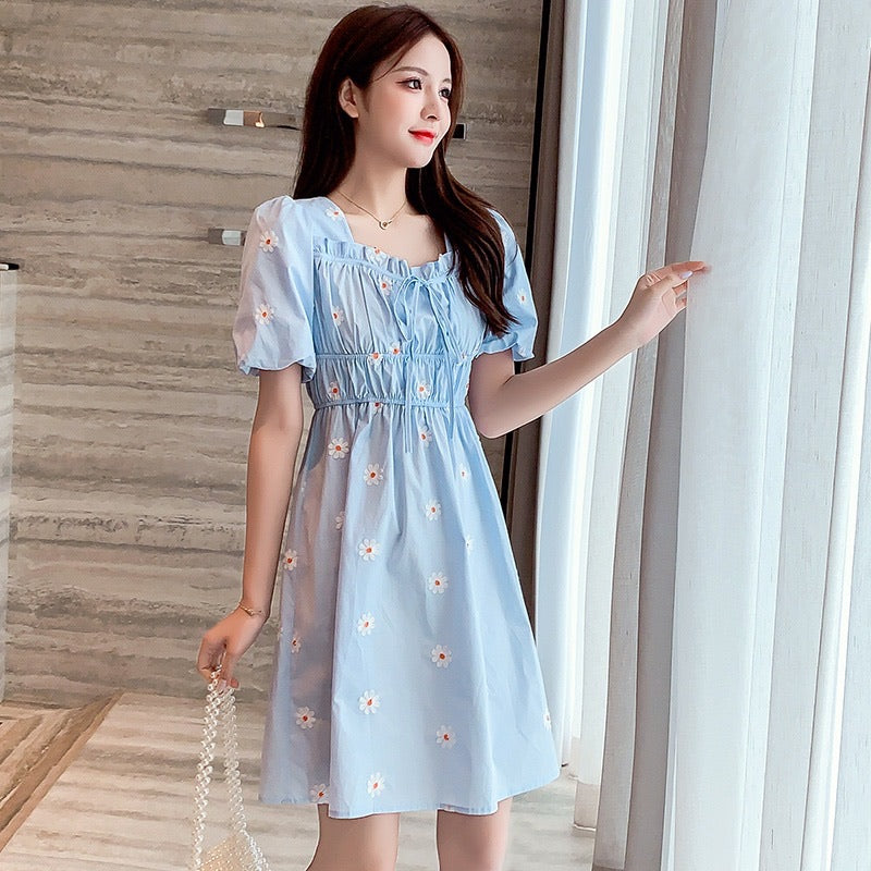 SWEET DAISY EMBROIDERY BESTIE DRESS BY61502