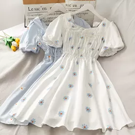 SWEET DAISY EMBROIDERY BESTIE DRESS BY61502