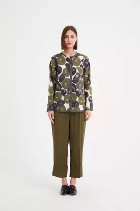 Tirelli - Grosgrain Detail Shirt - Moss Spot