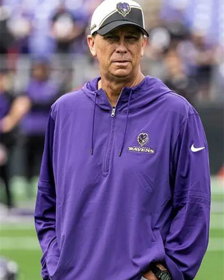 Todd Monken Baltimore Ravens Jacket - William Jacket