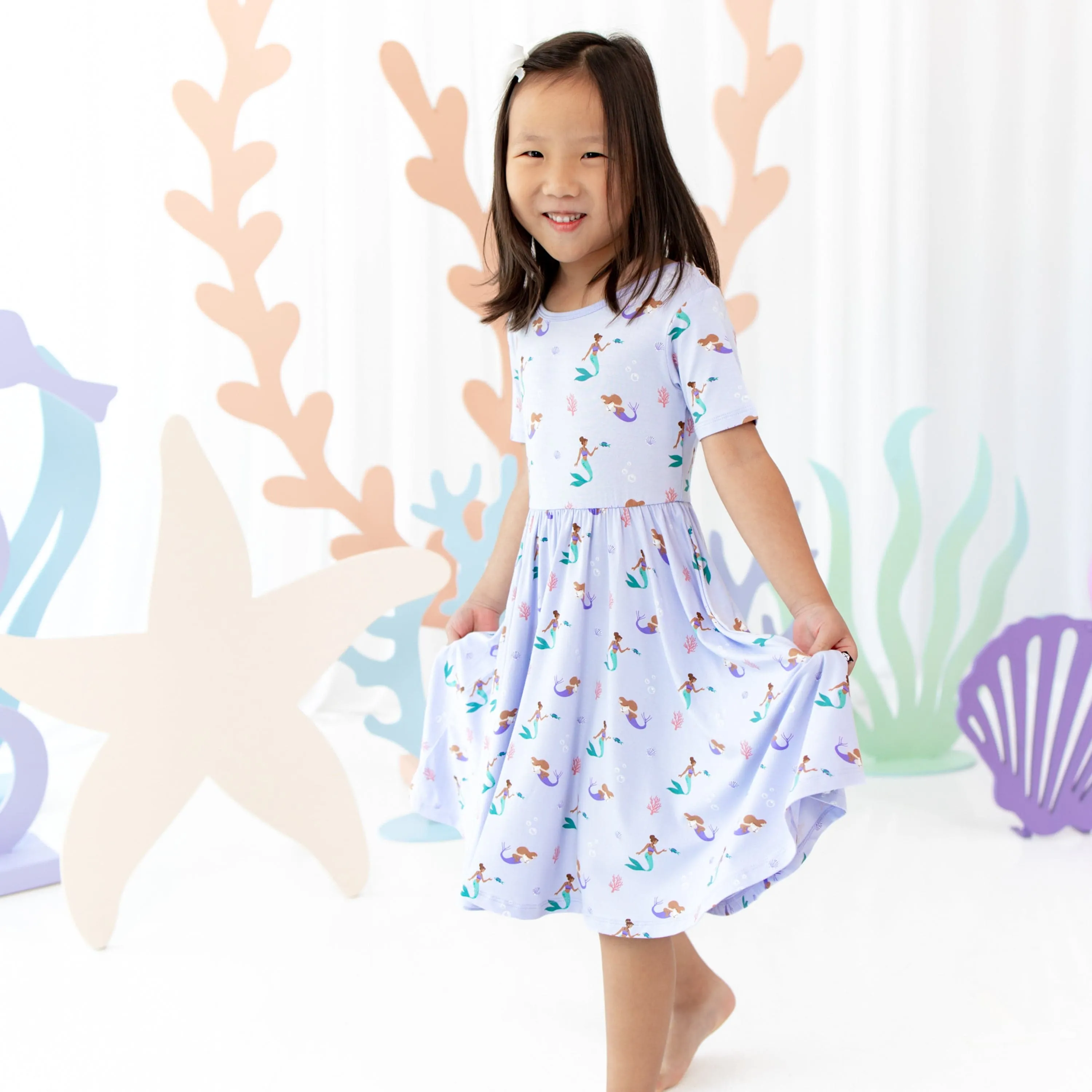 Twirl Dress in Mermaid