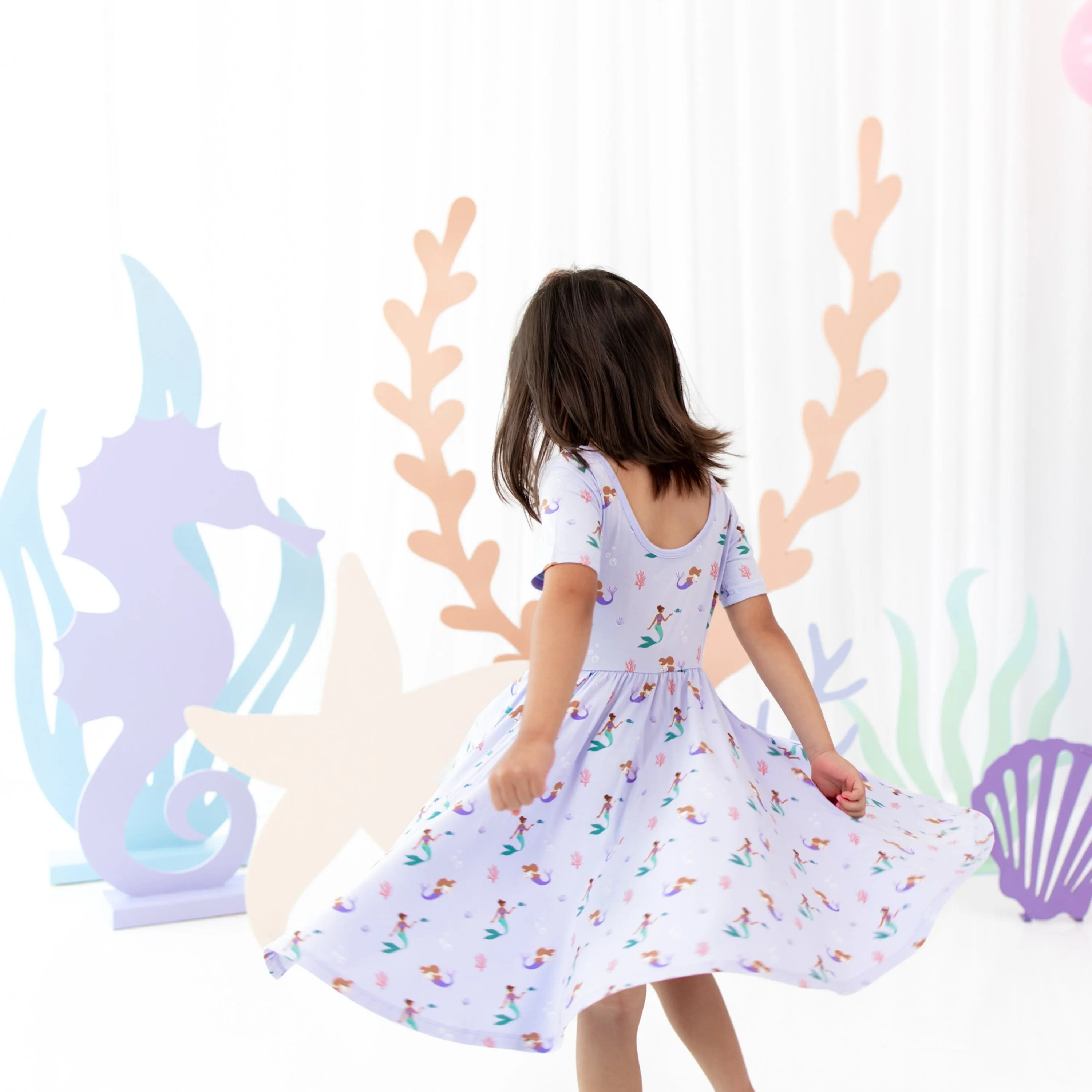 Twirl Dress in Mermaid