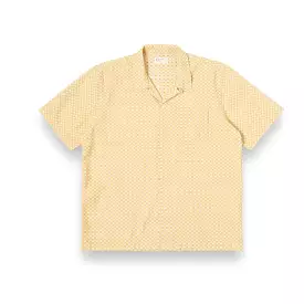 Universal Works Road Shirt 30655 tile 3 cotton yellow