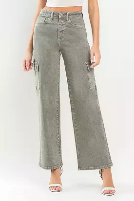 Vervet by Flying Monkey 90's Super High Rise Cargo Jeans