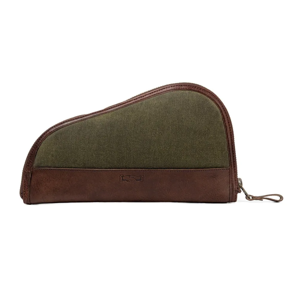 White Wing Waxed Canvas Hunting Pistol Case