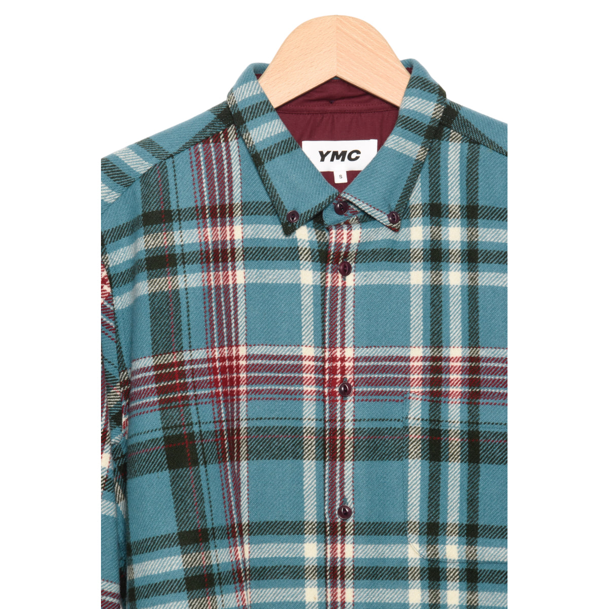 YMC Dean Shirt blue multi