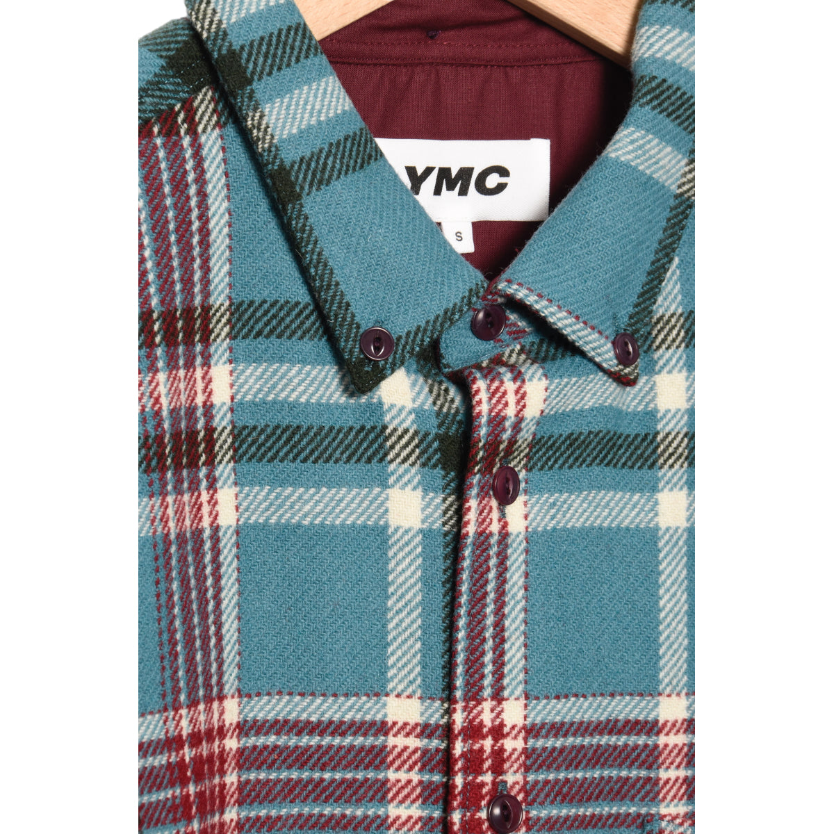 YMC Dean Shirt blue multi