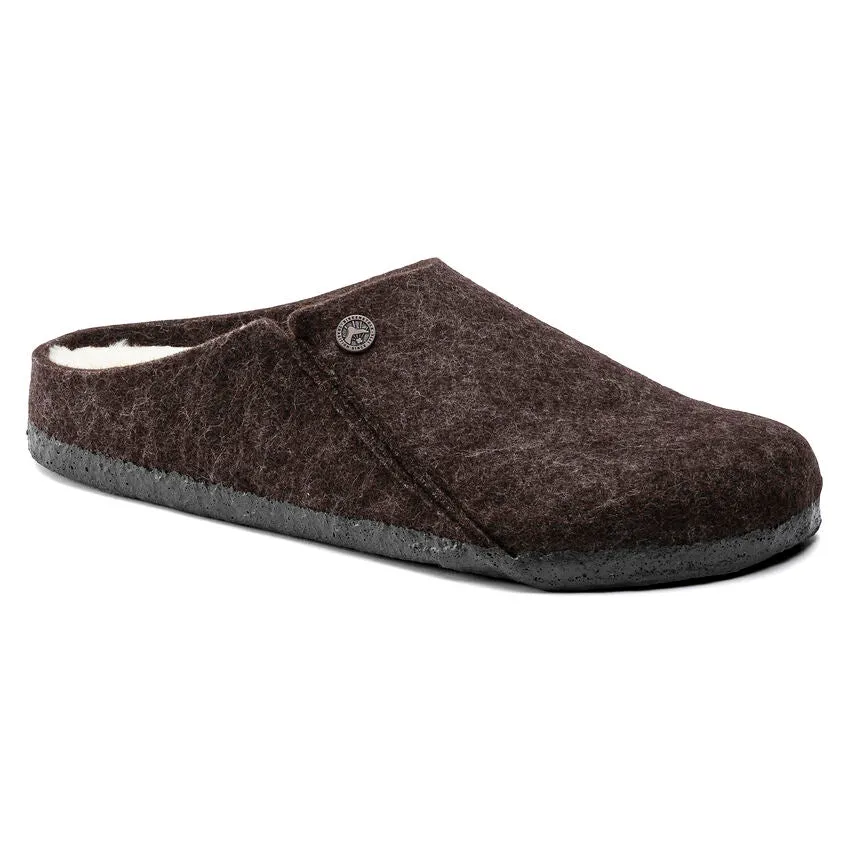 Zermatt Men - Mocha Wool Felt Shearling||Zermatt pour hommes - Feutre de laine et fourrure mocha