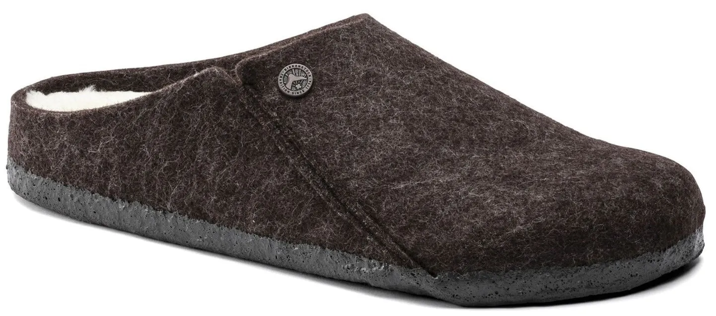 Zermatt Men - Mocha Wool Felt Shearling||Zermatt pour hommes - Feutre de laine et fourrure mocha